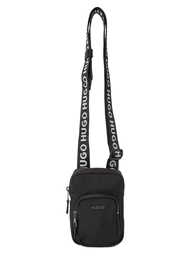 Tyrone Nylon Cross Bag Black - HUGO BOSS - BALAAN 7