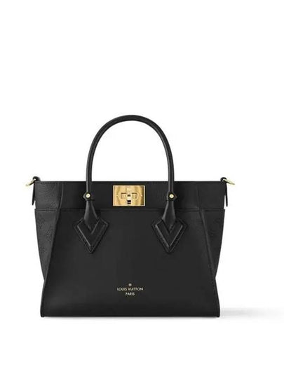 On My Side PM Tote Bag Black - LOUIS VUITTON - BALAAN 2