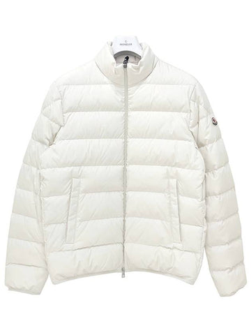 Men s Logo Patch BAUDINET Down Padded Jacket White 1A00077 54A81 034 - MONCLER - BALAAN 1