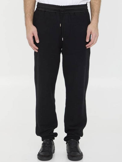 Molleton Doux Gots Track Pants Black - SAINT LAURENT - BALAAN 2