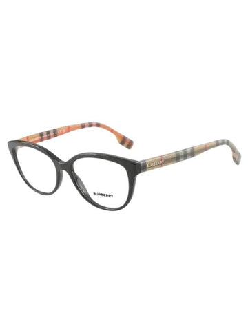 Oval Eyeglasses Black - BURBERRY - BALAAN 1