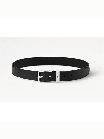 Pont Neuf 35MM Leather Belt Black - LOUIS VUITTON - BALAAN 2