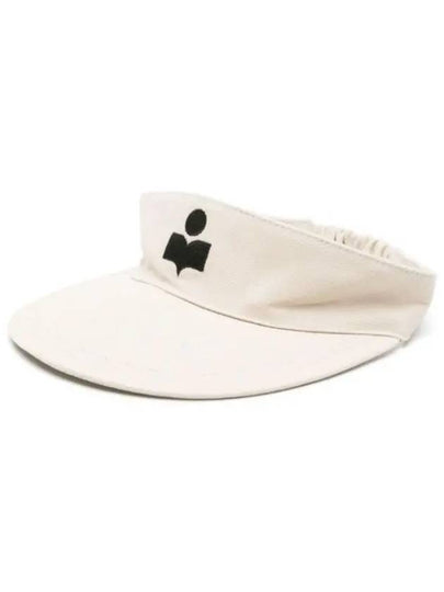 Embroidered Logo Visor Cap Ivory - ISABEL MARANT - BALAAN 2