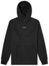 Logo Loose Fit Hoodie Black - ACNE STUDIOS - BALAAN 2