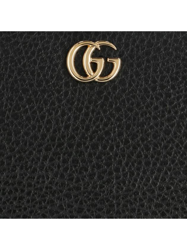 GG Marmont Zipper Long Wallet Black - GUCCI - BALAAN 4