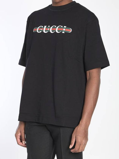 Gucci Web Logo T-Shirt - GUCCI - BALAAN 2