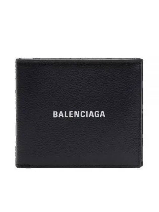 Cash Square Folded Wallet Black - BALENCIAGA - BALAAN 2