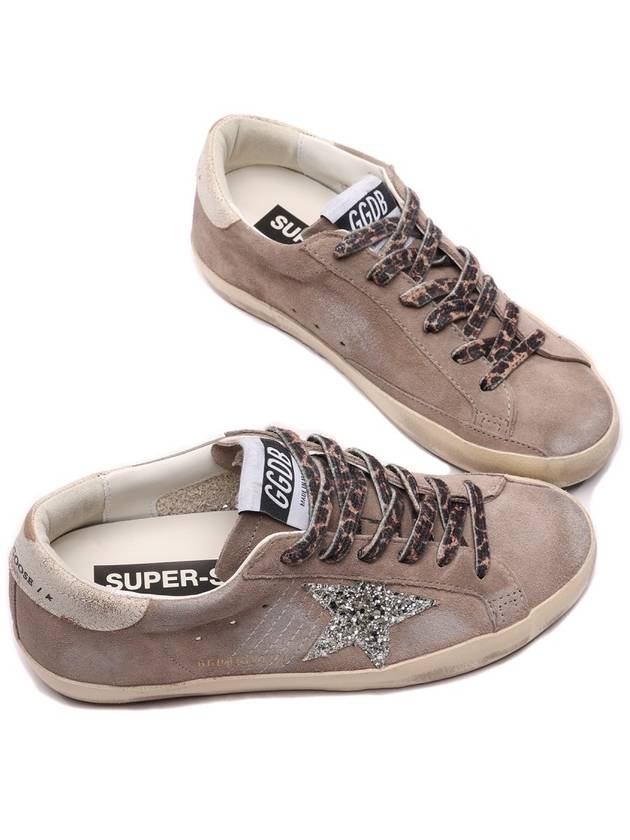 Super Star Glitter Low Top Sneakers Taupe - GOLDEN GOOSE - BALAAN 6