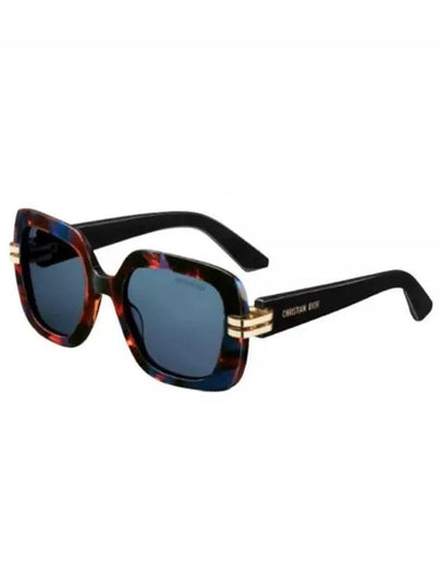 CDIRS2IXR 28B0 Black Orange Blue Square Sunglasses - DIOR - BALAAN 2