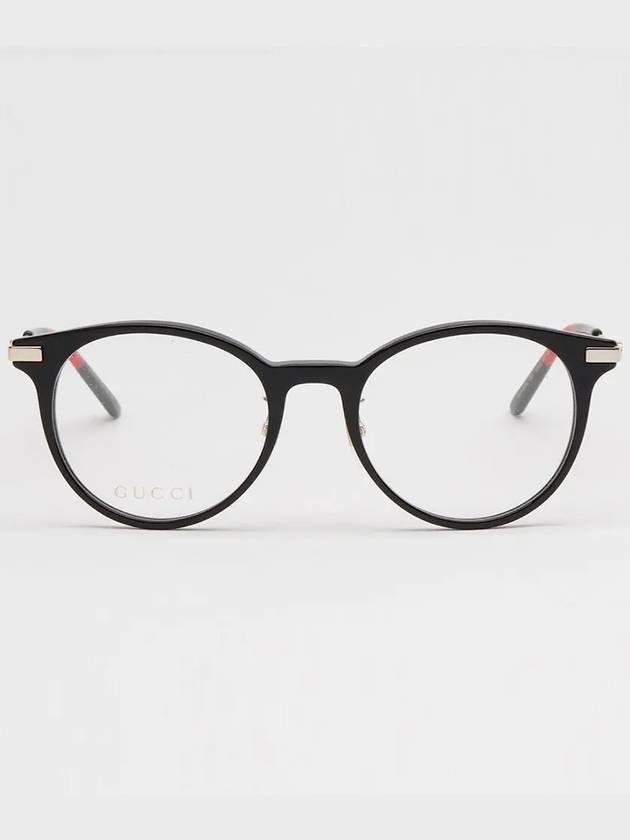 Eyewear Oval Frame Glasses Black - GUCCI - BALAAN 5