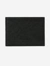 Saffiano Flat Logo Leather Card Wallet Black - VIVIENNE WESTWOOD - BALAAN 4