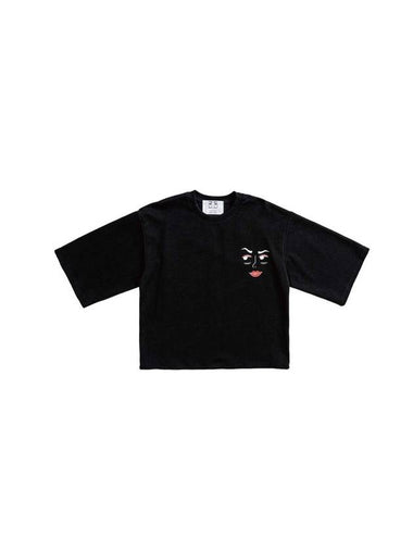 With PP short sleeve t-shirt HTS01 BLACK - PLA.Y_P - BALAAN 1