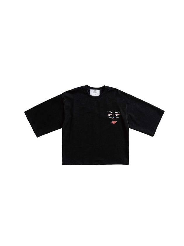 With PP short sleeve t-shirt HTS01 BLACK - PLA.Y_P - BALAAN 2