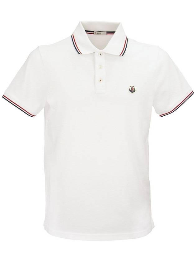 SS POLO WHITE - MONCLER - BALAAN 1