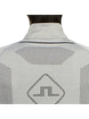 Jimmy Seamless Mid Layer Half Zip Sweater Light Grey Melange - J.LINDEBERG - BALAAN 8