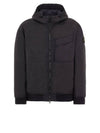 Wappen Patch Nylon Crinklips Hooded Jacket Charcoal - STONE ISLAND - BALAAN 1