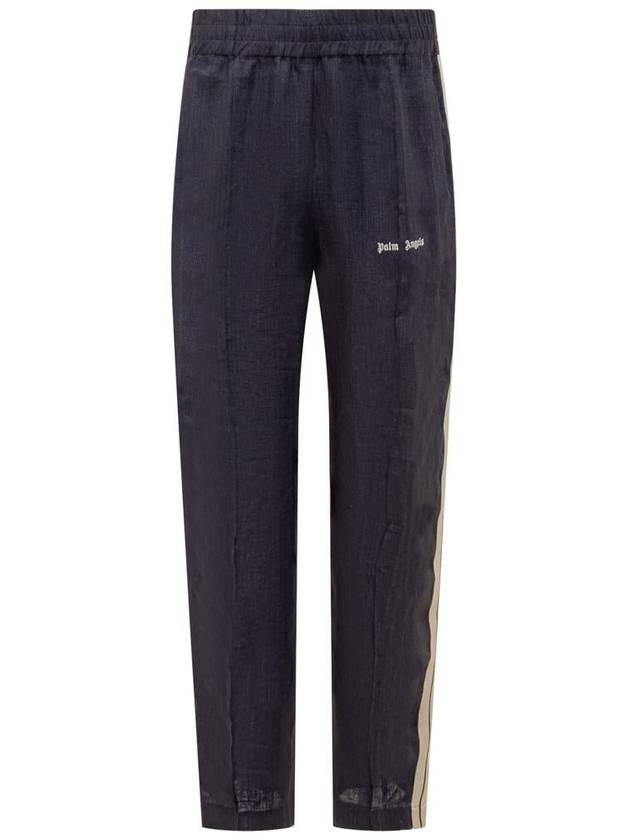 Side Stripe Linen Track Pants PMCJ021S24FAB0034603 - PALM ANGELS - BALAAN 2