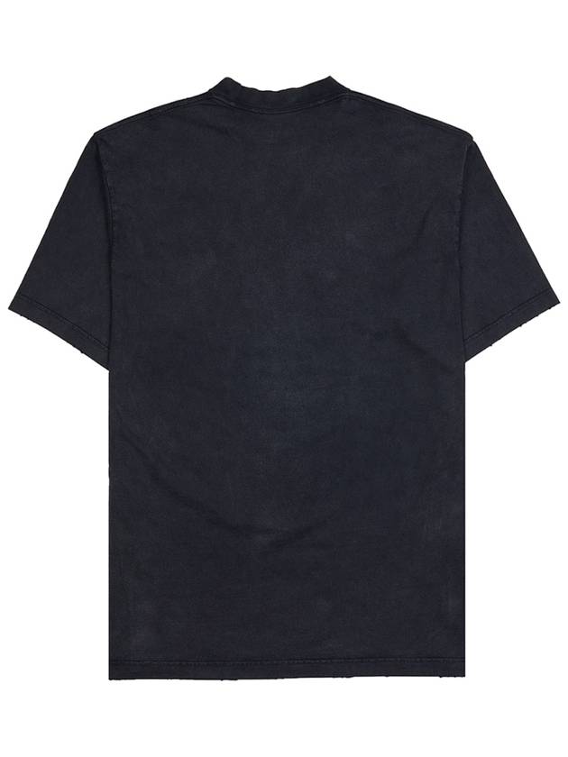 DIY College Medium Fit Short Sleeve T-Shirt Black - BALENCIAGA - BALAAN 3