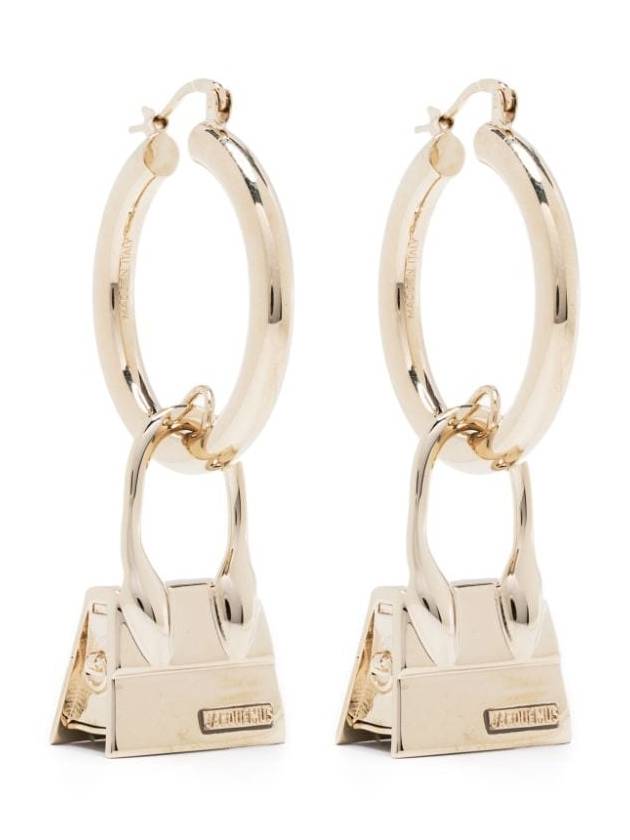 Les Creoles Chiquito Hoop Earrings Light Gold - JACQUEMUS - BALAAN 2