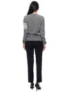 4-Bar Merino Jumper Wool Knit Top Light Grey - THOM BROWNE - BALAAN 6