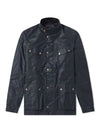 Duke Wax Button Jacket Navy - BARBOUR - BALAAN 1