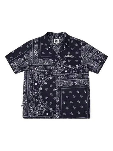 KODAK Summer Paisley Shirt NAVY - KODO - BALAAN 1