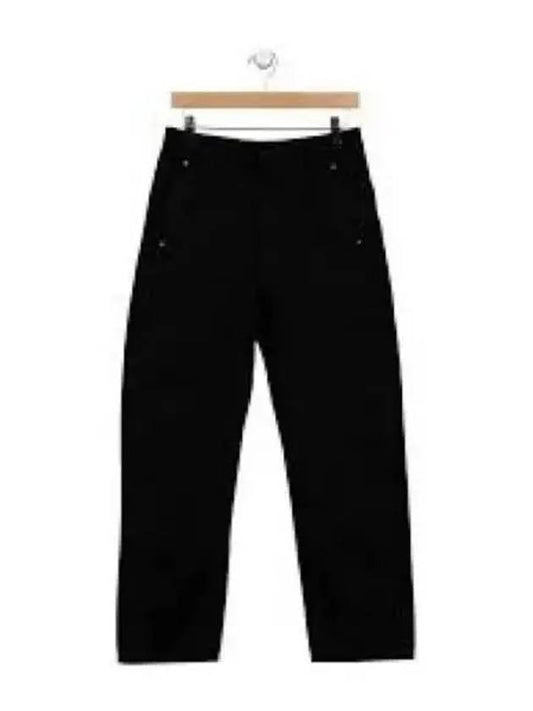 Twisted Crop Cotton Jeans Black - LEMAIRE - BALAAN 2