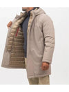 hooded padded coat beige - FAY - BALAAN 2