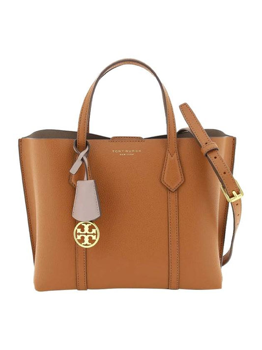 Perry Triple Compartment Small Tote Bag Light Umber - TORY BURCH - BALAAN 1