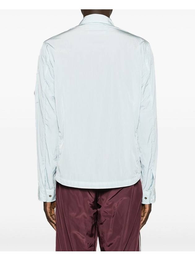 Chrome-R Pocket Over Long Sleeve Shirt Blue - CP COMPANY - BALAAN 4