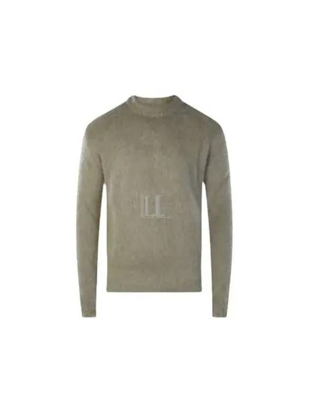 Texture Crew Neck Knit Top Taupe - AMI - BALAAN 2