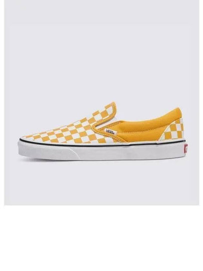 Classic Slip On Color THEORY Checkerboard Golden Glow VN000BVZLSV1 - VANS - BALAAN 2