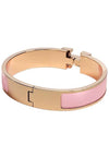 Hermes Clic H Bracelet Rose Gold Rose Fever - HERMES - BALAAN 3