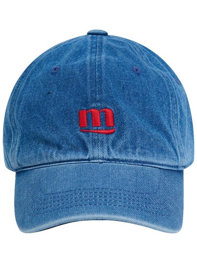 EMBLEM DENIM BALL CAP - MACNI - BALAAN 1