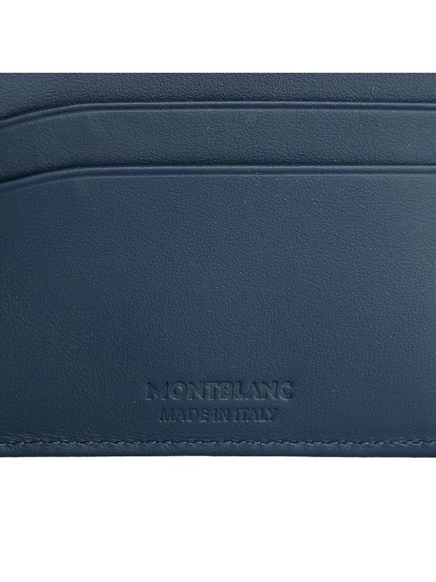 Meisterstuck Soft Grain Half Wallet Navy - MONTBLANC - 7