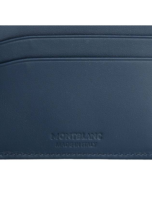 Meisterstück Soft Grain Half Wallet Navy - MONTBLANC - BALAAN 7