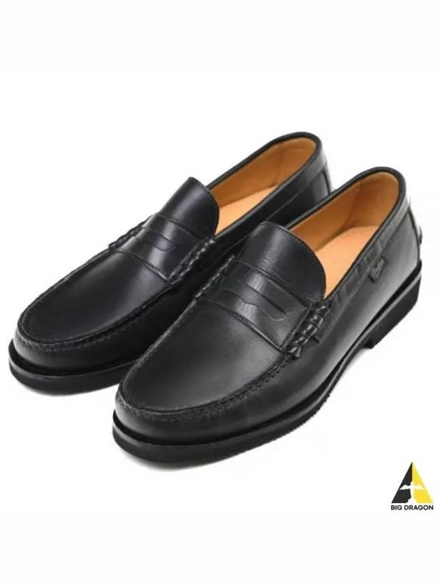 Brighton Leather Loafer Black - PARABOOT - BALAAN 2