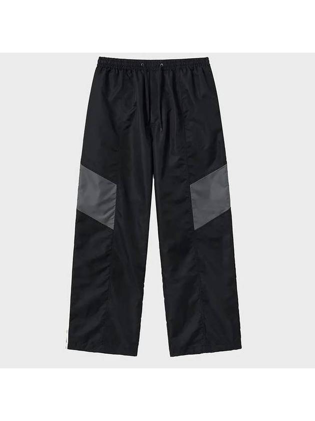 panel track pants black - THEANTIPLATFORM - BALAAN 1