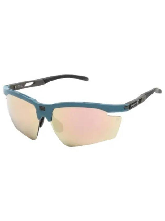 Magnus Light Teal Matte Multilaser Gold Glasses Sunglasses - RUDYPROJECT - BALAAN 1