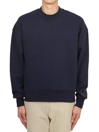 Alexandre Mattiussi Embroidered Logo Sweatshirt Navy - AMI - BALAAN 2