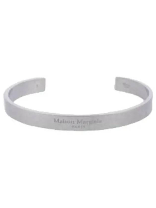 Ingraving Logo Cuff Bracelet Silver - MAISON MARGIELA - BALAAN 2