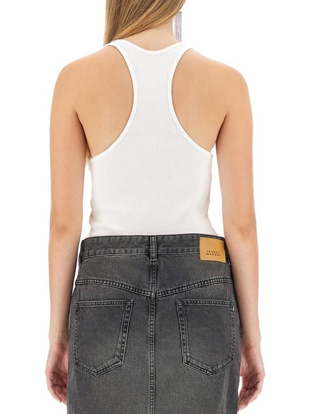 23 fw Top WITH Logo TS0099FAA2N39I20WH B0040490364 - ISABEL MARANT - BALAAN 4