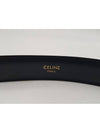 Triomphe Taurillon Medium Leather Belt Black - CELINE - BALAAN 5