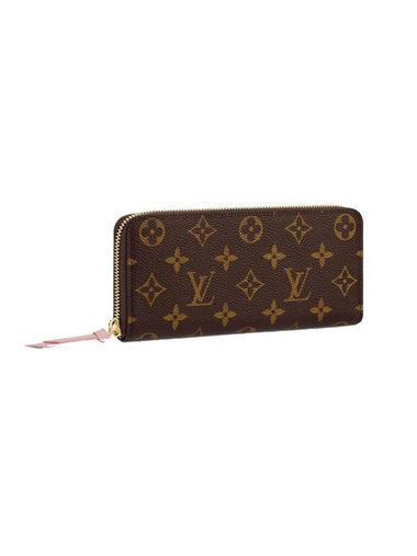 Clemence Long Wallet Rose Ballerine - LOUIS VUITTON - BALAAN 1