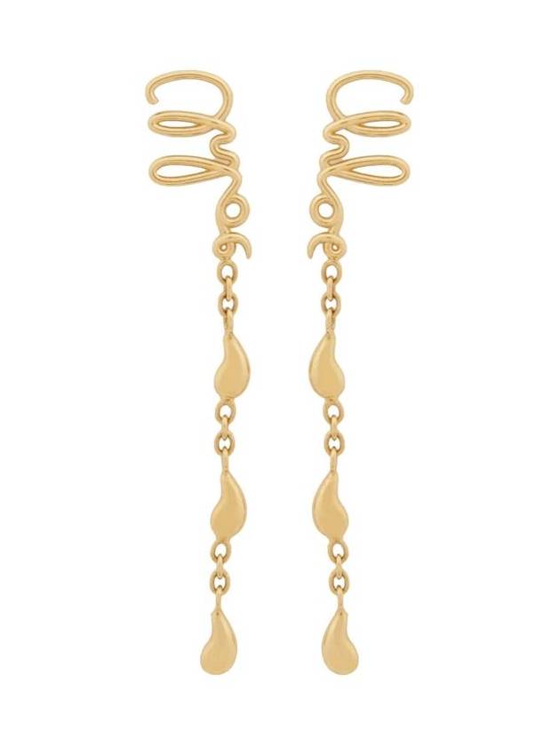 Iconic Dangling Earrings Gold - CHLOE - BALAAN 2