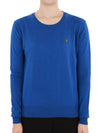 ORB Embroid Logo Knit Top Blue - VIVIENNE WESTWOOD - BALAAN 3