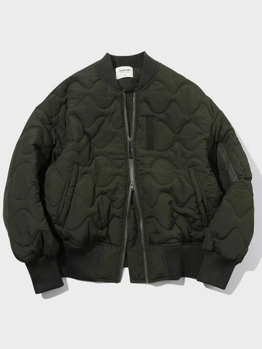 Quilted MA 1 Jacket Khaki - CPGN STUDIO - BALAAN 2