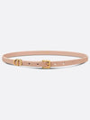 30 Montaigne 15MM Loop Ultrasoft Calfskin Belt Pink - DIOR - BALAAN 2