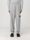 Signature Wappen Patch Cotton Baggy Pants Grey - STONE ISLAND - BALAAN 2