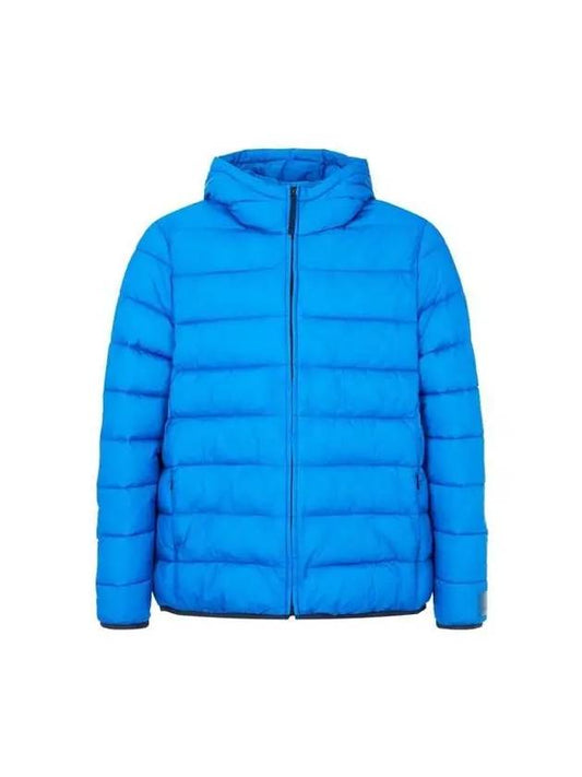 PS Nylon Hooded Padded Jacket Blue - PAUL SMITH - BALAAN 1